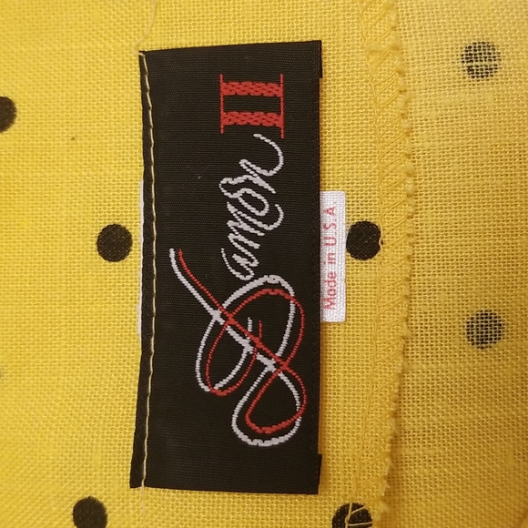 PINUP DOLL❣️Vintage yellow and black polka dot pinup style dress - Picture 11 of 13